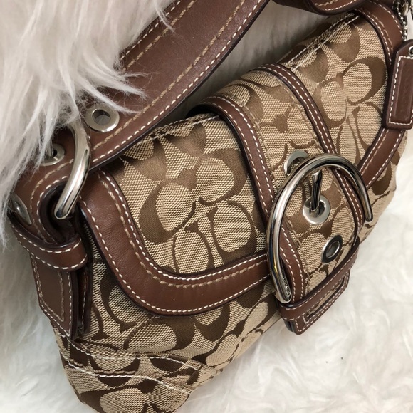 🆕 Coach Leather Trim Bag - Picture 4 of 8